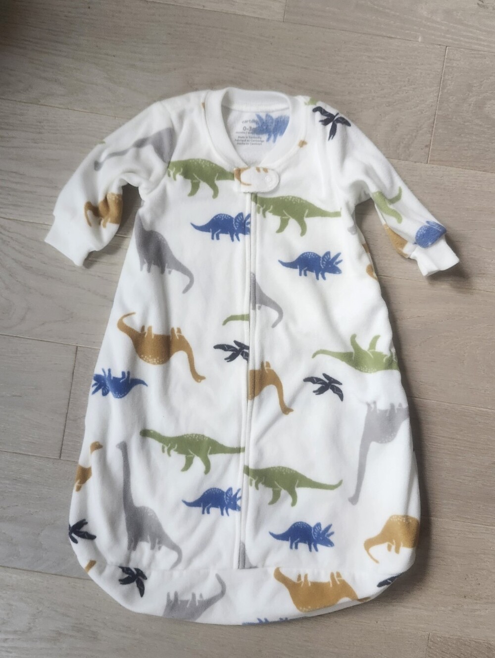 Carter's Dino Print Fleece Sleep Sack 0-3 Months